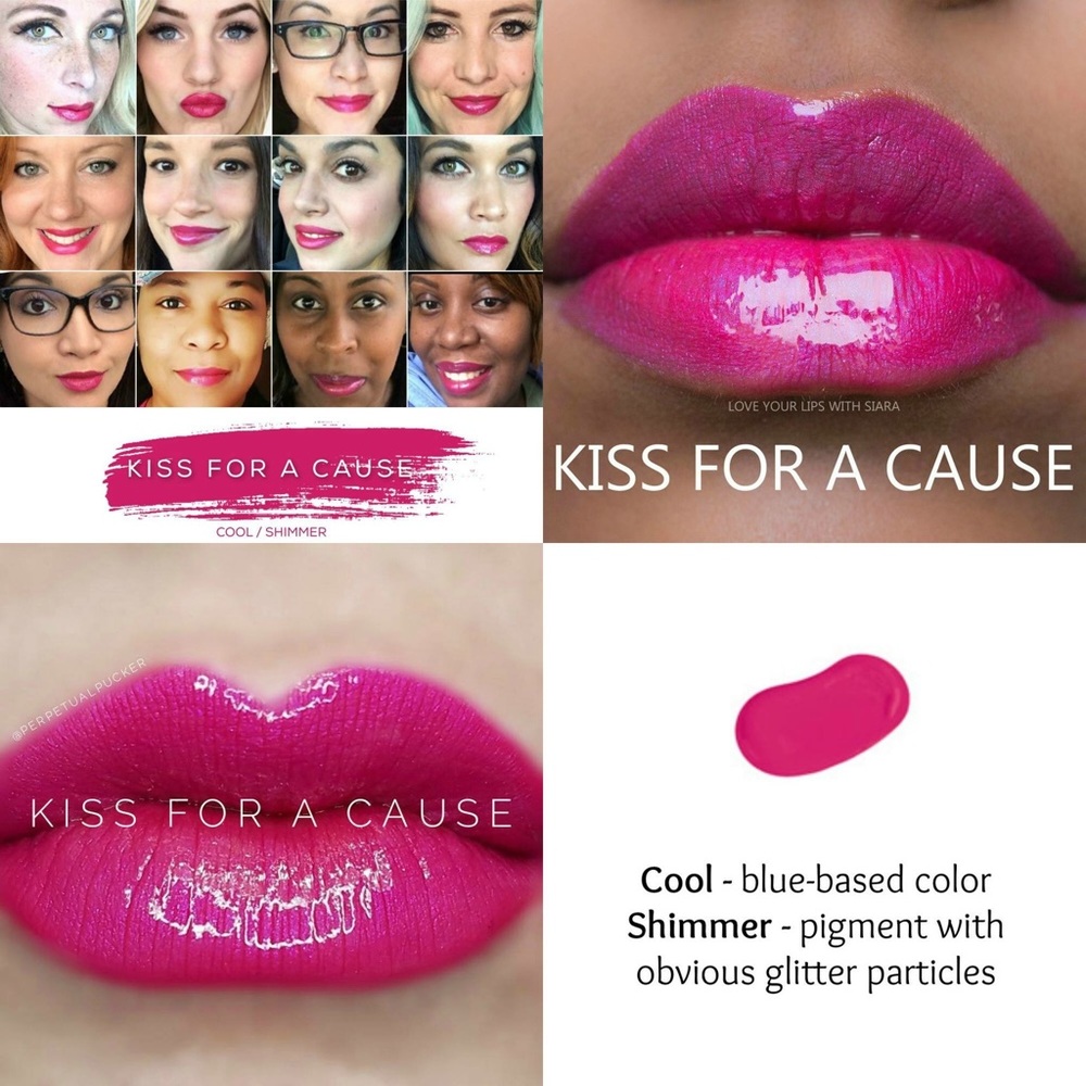 LipSense Kiss for a Cause **Brand New & Sealed**
